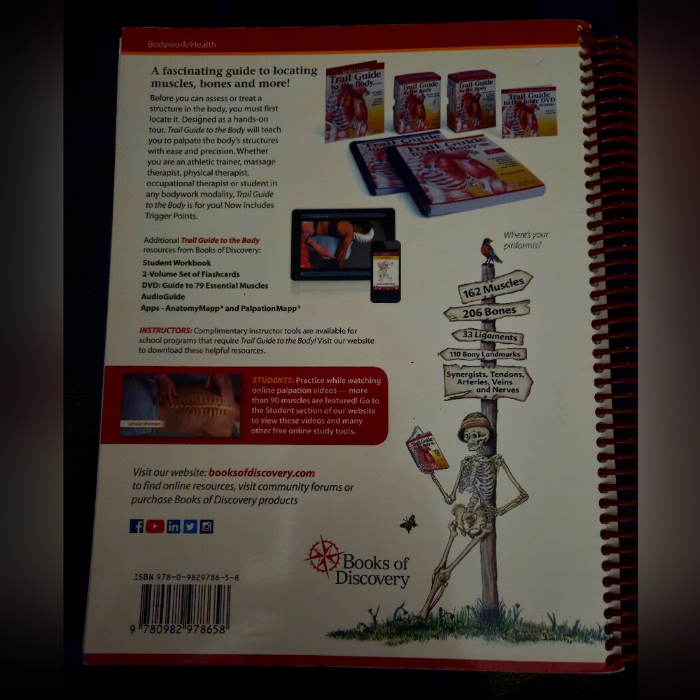 Trail Guide to the Body 5th Edition Book NEW Never Used - Picture 2 of 3